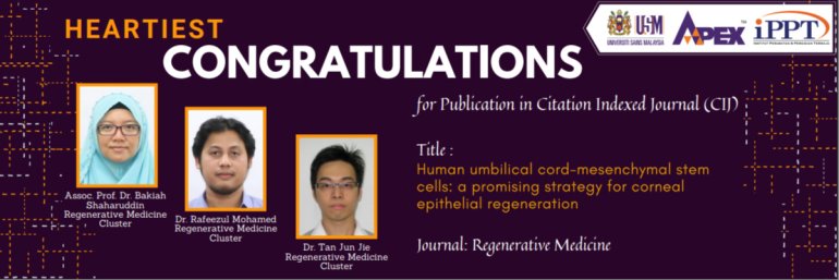 HEARTIEST CONGRATULATIONS - Profesor Madya Dr. Bakiah Shaharuddin - Dr. Rafeezul Mohamed - Dr. Tan Jun Jie