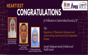 HEARTIEST CONGRATULATIONS - Dr. Siti Nurfatimah Mohd Shahpudin - Profesor Madya Dr. Doblin Anak Sandai - Dr. Sharlina Mohamad