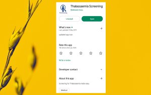 “Thalassaemia Screening” For Phone Application