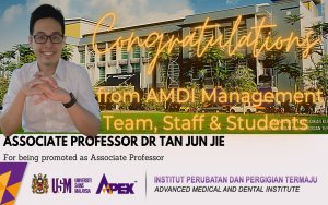 Sekalung Tahniah di atas Kenaikan Pangkat! - Prof Madya Dr. Tan Jun Jie