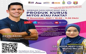 Hebahan Webinar: Gaya Hidup Sihat Siri 4