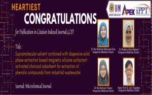 HEARTIEST CONGRATULATIONS -  Dr. Nur Nadhirah Mohamad Zain - Dr. Nozlena Abdul Samad - Dr. Noorfatimah Yahaya - Profesor Madya Dr. Lim Vuanghao