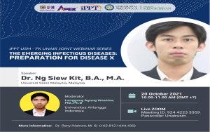 IPPT-UNAIR Webinar Series:  The Emerging Infectious Disease: Preparation For Disease X