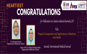 HEARTIEST CONGRATULATIONS - Profesor Madya Dr. Bakiah Shaharuddin - Dr. Hasmah Hussin