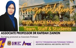 Sekalung Tahniah di atas Kenaikan Pangkat! - Prof Madya Dr. Rafidah binti Zainon