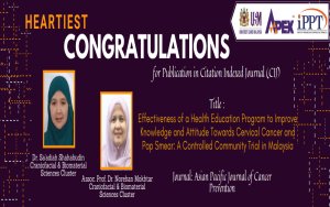 HEARTIEST CONGRATULATIONS -  Dr. Sa'adiah Shahabudin - Profesor Madya Dr. Norehan Mokhtar