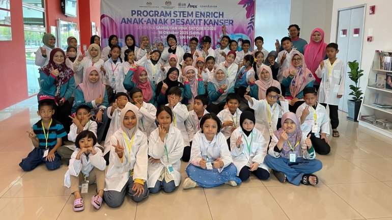 IPPT-USM Semarak Pink Oktober: IPPT-USM Perkasa Ilmu STEM Bersama Anak Pesakit Kanser: Inisiatif Pink Oktober 2025