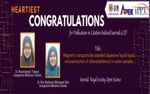 HEARTIEST CONGRATULATIONS - Dr. Nur Nadhirah Mohamad Zain - Dr. Noorfatimah Yahaya.