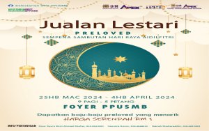 Jom! Sertai Kami Di Jualan Lestari Edisi Raya