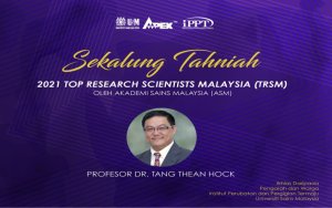 Sekalung Tahniah - 2021 Top Research Scientists Malaysia (TRSM)