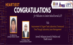 HEARTIEST CONGRATULATIONS - Dr. Salbiah Isa - Dr. Rohayu Hami