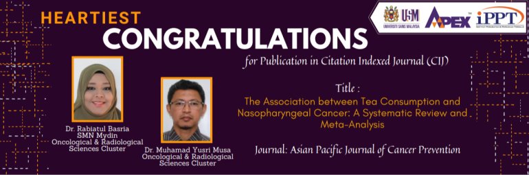 HEARTIEST CONGRATULATIONS - Dr. Rabiatul Basria SMN Mydin - Dr. Muhamad Yusri Musa