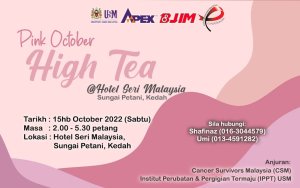 Jemputan Ke Hi Tea Sempena PINK OCTOBER 2022