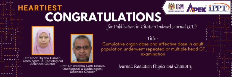 HEARTIEST CONGRATULATIONS - Dr. Noor Diyana Osman -Profesor Dr. Ibrahim Lutfi Shuaib