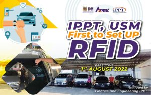 Hebahan : IPPT Pertama Perkenal Rfid Untuk Kenderaan Rasmi Di USM