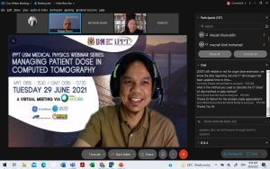 The First IPPT Medical Physics Webinar Series