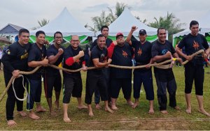 AMDI T.O.W. Team Johan Tarik Tali Pesta Sukan Rakyat Kepala Batas 2023