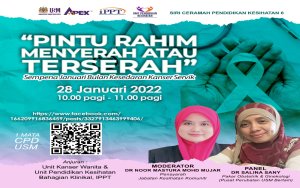 Siri Ceramah Pendidikan Kesihatan 6 : "Pintu Rahim Menyerah Atau Terserah"