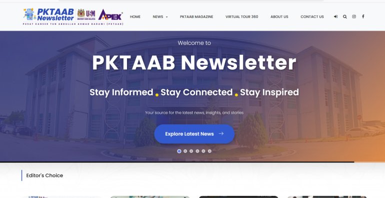 PKTAAB Newsletter Kini Tampil Berwajah Baru