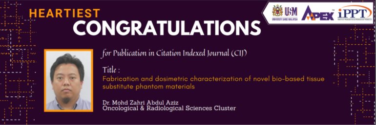 HEARTIEST CONGRATULATIONS - Dr. Mohd Zahri Abdul Aziz - Journal of Critical Reviews