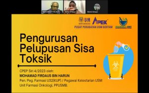 CPEP SIRI 4/2023 : Pengurusan Pelupusan Sisa (TOKSIK)