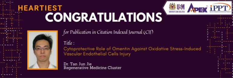 HEARTIEST CONGRATULATIONS - Dr. Tan Jun Jie