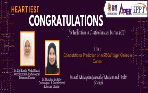 HEARTIEST CONGRATULATIONS - Dr. Siti Razila Abdul Razak - Dr. Nurulisa Zulkifle 
