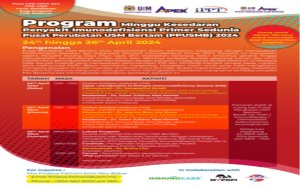 Program Minggu Kesedaran Penyakit Imunodefisiensi Primer Sedunia,  Pusat Perubatan USM Bertam (PPUSMB) 2024