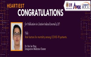 HEARTIEST CONGRATULATIONS - Dr. Ooi Jer Ping - Diabetes Research and Clinical Practice 