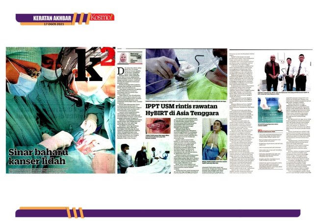 IPPT USM Rintis Rawatan Hybirt Di Asia Tenggara