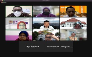 Kolaborasi IPPT, USM Dan UNAIR: Pengantarabangsaan Perkongsian Ilmu Menerusi Webinar