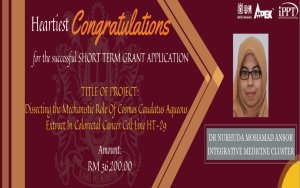 Heartiest Congratulations - Dr. Nurhuda Mohamad Ansor