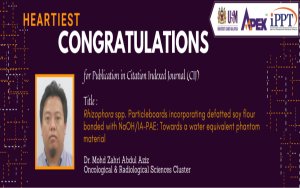 HEARTIEST CONGRATULATIONS - Dr. Mohd Zahri Abdul Aziz -Radiation Physics and Chemistry