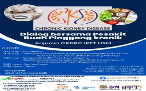 Dialog Bersama Pesakit Buah Pinggang Kronik Anjuran CKDRC IPPT USM