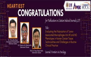 HEARTIEST CONGRATULATIONS - Dr. Ch’ng Ewe Seng - Dr. Citartan a/l Marimuthu - Profesor Dr. Tang Thean Hock