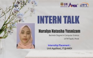Intern Talks: Nuralya Natasha Yusnizam