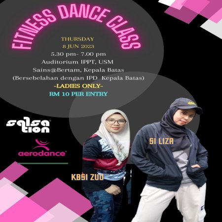 Fitness Dance Back To Back Class Salsation & Aerodance Tomorrow