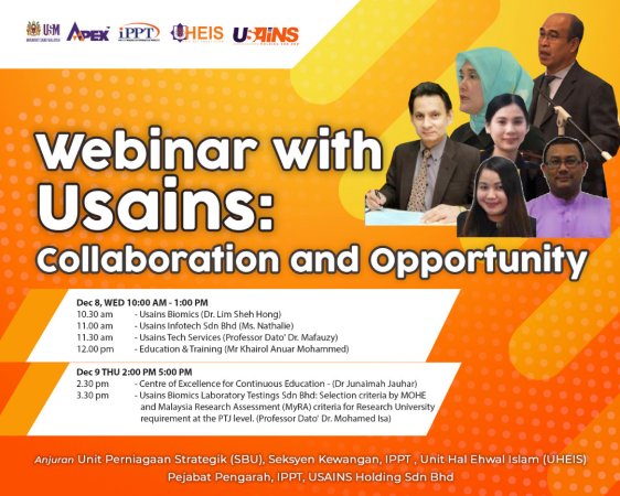 Webinar with Usains: Collaboration and Opportunity 1 & 2