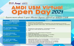AMDI USM Virtual Open Day 2021