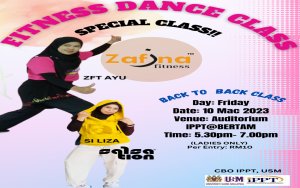 Fitness Dance Class 'Special Class Zafina Fitness' !