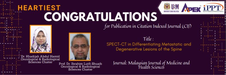 HEARTIEST CONGRATULATIONS - Dr. Khadijah Abdul Hamid - Profesor Dr. Ibrahim Lutfi Shuaib