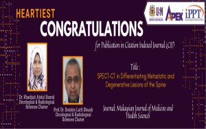 HEARTIEST CONGRATULATIONS - Dr. Khadijah Abdul Hamid - Profesor Dr. Ibrahim Lutfi Shuaib