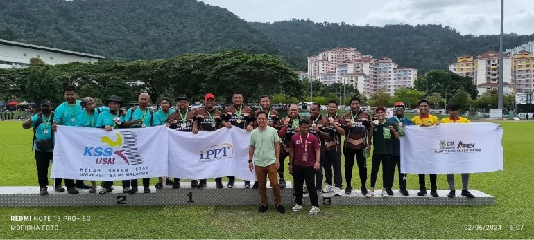 IPPT & PPUSMB Raih Pencapaian Terbaik Tahun Ini Sepanjang Penyertaan Di Dalam Temasya Olahraga Tahunan USM