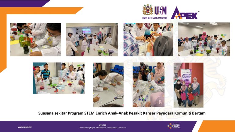 IPPT-USM Semarak Pink Oktober: IPPT-USM Perkasa Ilmu STEM Bersama Anak Pesakit Kanser: Inisiatif Pink Oktober 2025