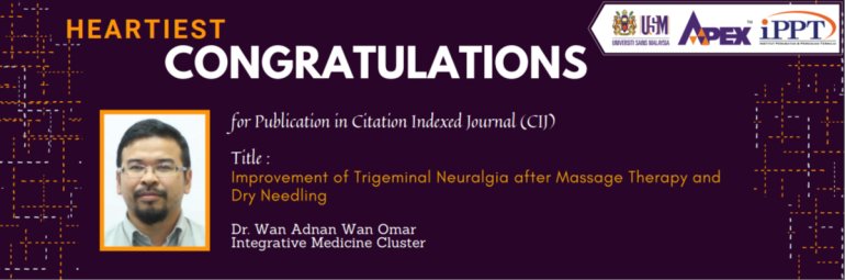 HEARTIEST CONGRATULATIONS - Dr. Wan Adnan Wan Omar