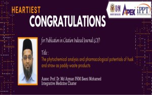 HEARTIEST CONGRATULATIONS - Profesor Madya Dr. Md Azman PKM Seeni Mohamed - Journal of the Science of Food and Agriculture