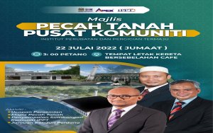 Jemputan Ke Majlis Pecah Tanah Pusat Komuniti IPPT