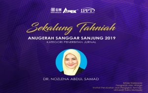 Sekalung Tahniah : Anugerah Sanggar Sanjung 2019